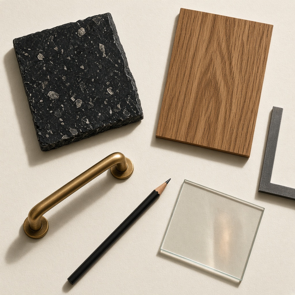 Material samples — not a Malvern job photo